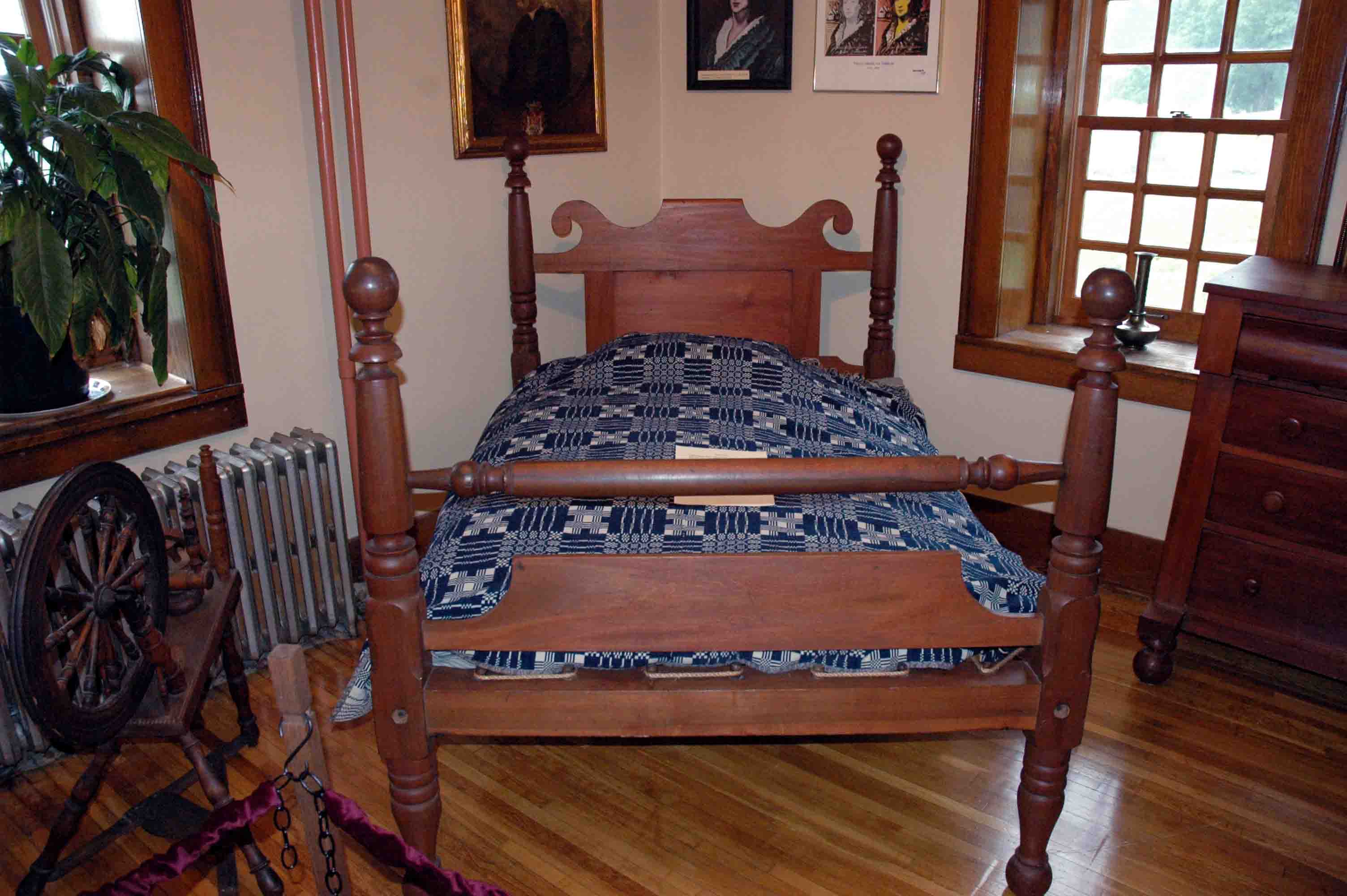 Rope Bed and Coveret Servant of God Demetrius A. Gallitzin (Prince